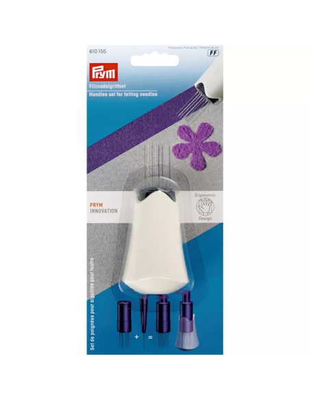 Set de mangos para agujas de afieltrar Prym 610155, blister