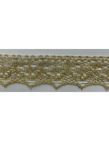 Puntilla lurex dorada 9918 (3,50 cm), metro