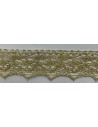 Puntilla lurex dorada 9918 (3,50 cm), metro