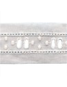 Entredós bordado plumeti con pasacintas 11697 (3 cm), m