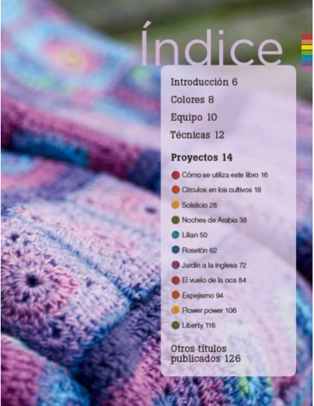 Libro Mantas de Ganchillo