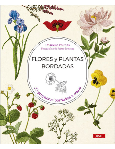 Libro Flores y Plantas Bordadas