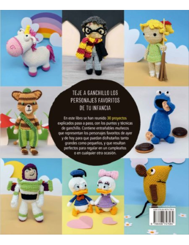 Libro Amigurumis: Los Personajes de los Niños
