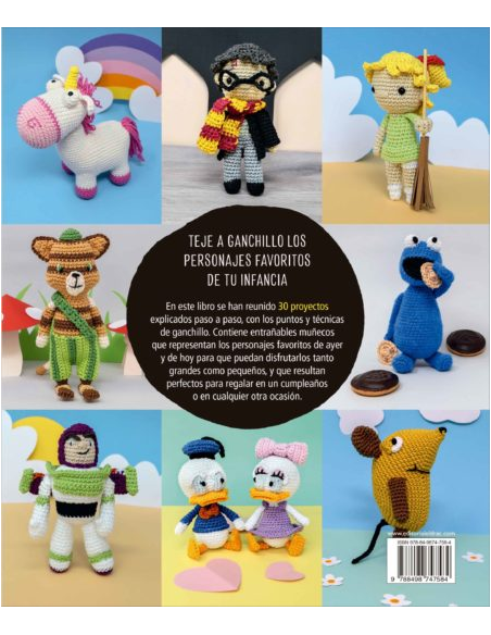 Libro Amigurumis: Los Personajes de los Niños