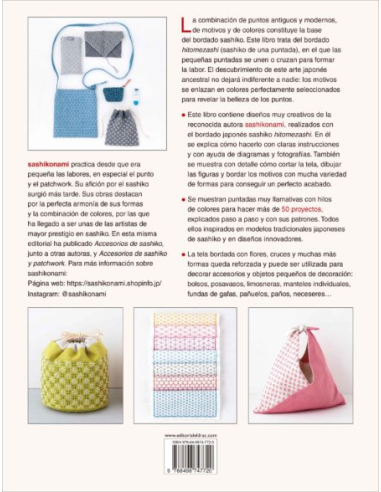Libro Bordado Sashiko Hitomezashi