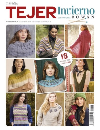 Revista tejer invierno Rowan Nº 1