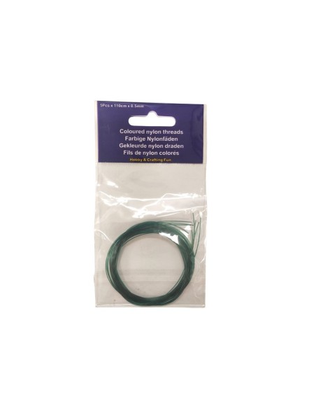 Hilo nylon 10830 0.50 mm, blíster de 5 pz. de 110 cm.
