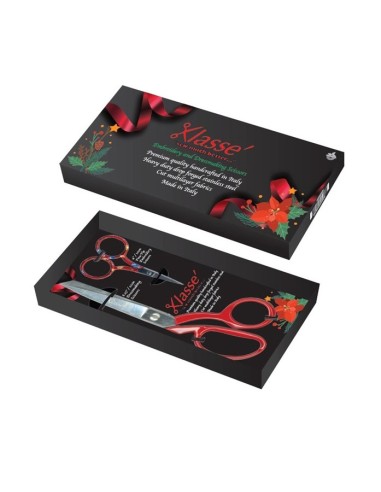 Tijeras navideñas 21 cm. + 10 cm. set regalo B4740, unidad