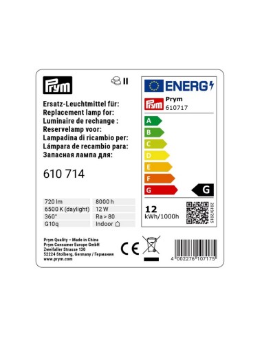 Recambio luz led Prym 610717, unidad