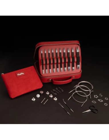 Set agujas interc. 3-8 mm KnitPro Karbonz Premium Élan 41650