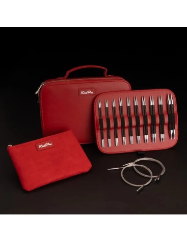 Set agujas interc. 3-8 mm KnitPro Karbonz Premium Élan 41650
