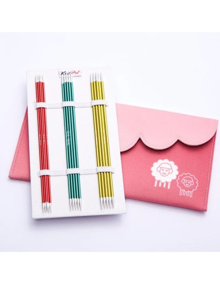 Set agujas doble punta 2.5-5 mm 20 cm KnitPro Zing 47422