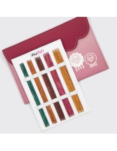 Set agujas doble punta 2.5-5 mm 20 cm KnitPro Dreamz 200642