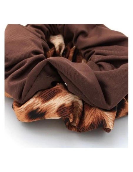 Elásticos y scrunchies marrones Inca 43821, pack de 20+2 und.