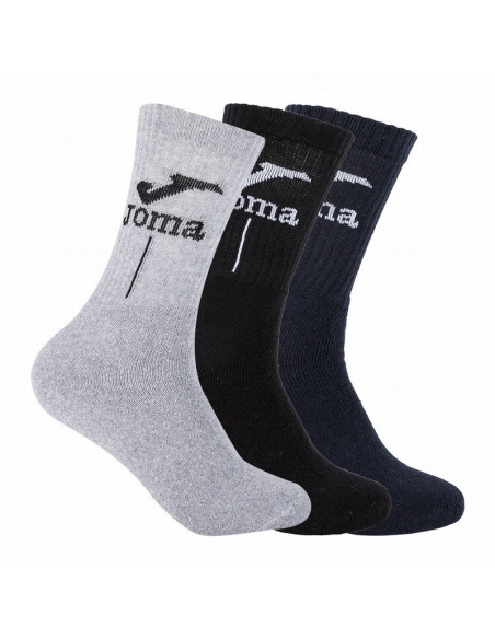 Calcetín alto deportivo Joma JS1081, pack de 3 pares
