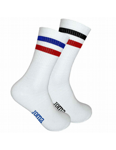 Calcetín alto deportivo rayas Joma JS1087, pack de 2 pares