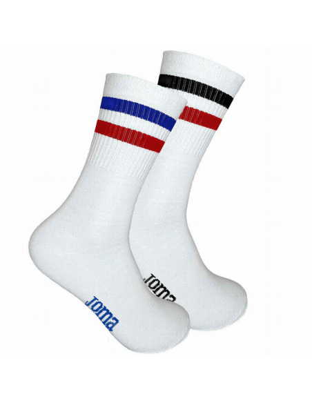 Calcetín alto deportivo rayas Joma JS1087, pack de 2 pares