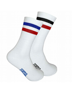 Calcetín alto deportivo rayas Joma JS1087, pack de 2 pares