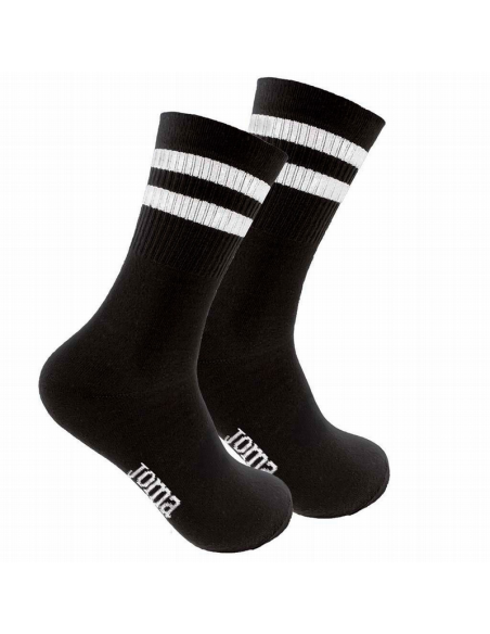 Calcetín alto deportivo rayas Joma JS1087, pack de 2 pares