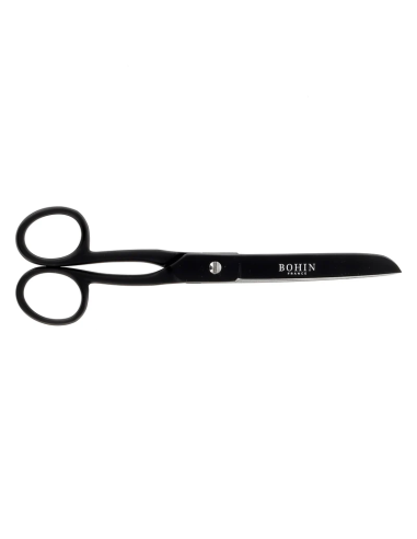 Tijera epoxi negro mate Bohin 17 cm 23904