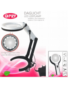 Lámpara lupa LED recargable Opry Daylight 13 cm 97071