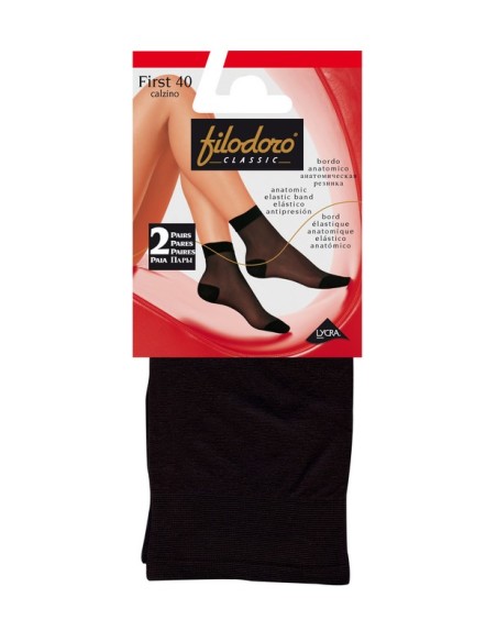 Tobillero Filodoro FIRST 40 deniers (2 pares)