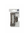Pinza concha francesa animal print 7 cm. Inca 43825.1, unidad