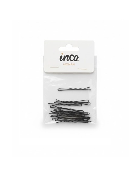 Horquilla curva peq. rizada marrón Inca 11049.1, pack 20 unidades