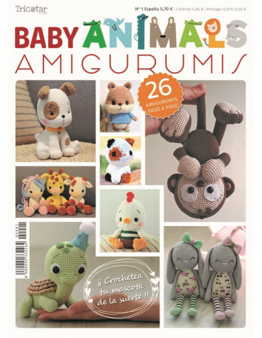 Revista amigurumis Baby Animals Nº 1