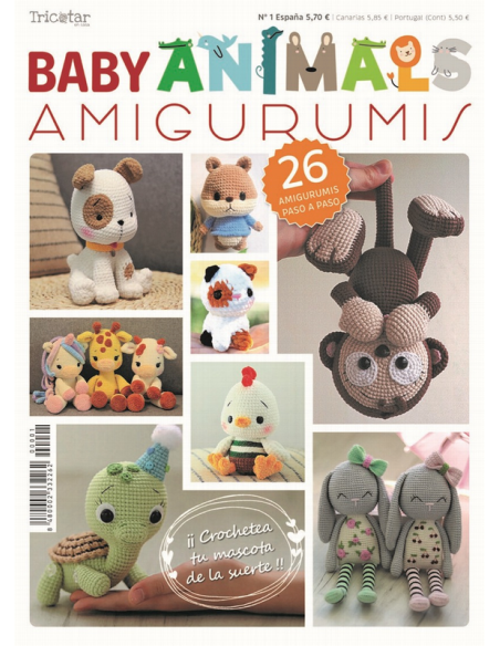 Revista amigurumis Baby Animals Nº 1