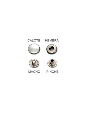 Broche presión