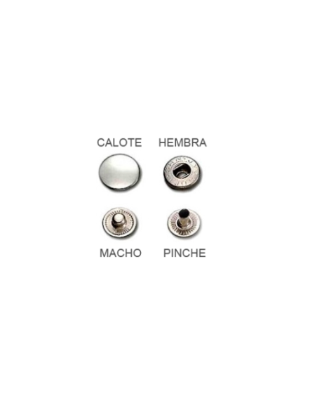 Broche presión
