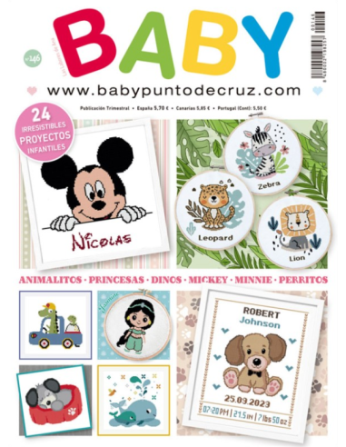 Revista Punto de cruz Baby Nº 146