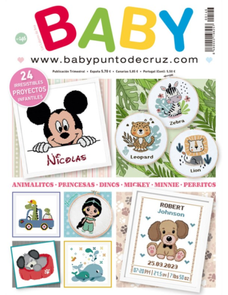 Revista Punto de cruz Baby Nº 146