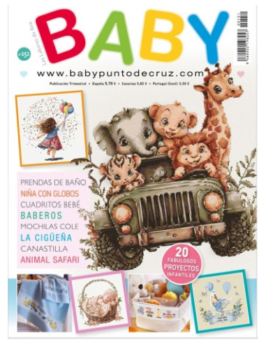 Revista Punto de cruz Baby Nº 151
