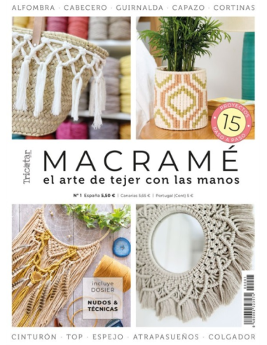 Revista macramé arte tejer Nº 1