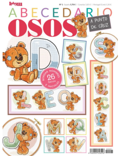 Revista Abecedario osos a punto de cruz Nº 1