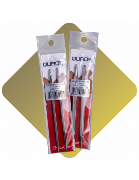 Agujas intercambiables 13 cm Quads ChiaoGoo 8505