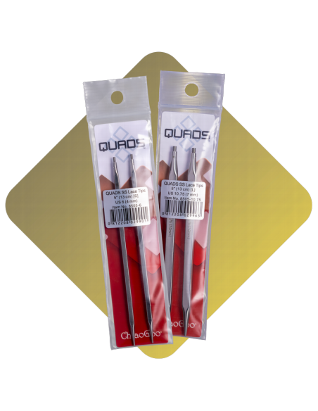 Agujas intercambiables 10 cm Quads ChiaoGoo 8504