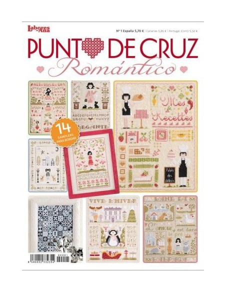 Revista Romántico punto de cruz Nº 1