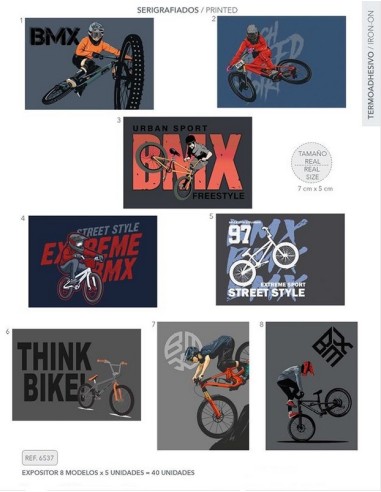 Expositor etiqueta estampada 6537, 40 u