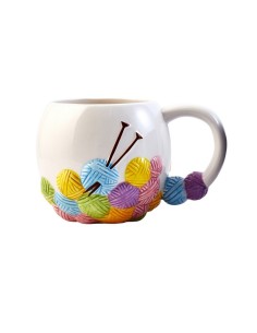 Taza cerámica ovillos Sew Tasty N4371.4, und.
