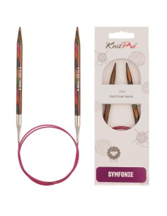 Aguja circular fija Knitpro Symfonie 25 cm