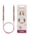 Aguja circular fija Knitpro Symfonie 80 cm
