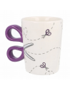 Taza cerámica tijera Sew Tasty N4371.3, und.