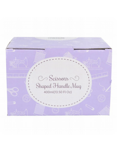 Taza cerámica tijera Sew Tasty N4371.3, und.