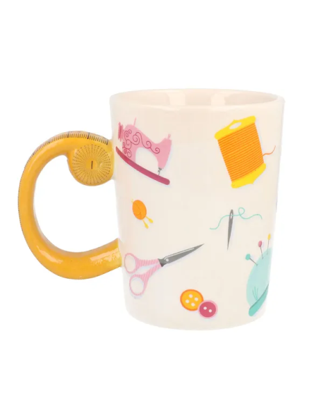 Taza cerámica cinta métrica Sew Tasty N4371.2, und.