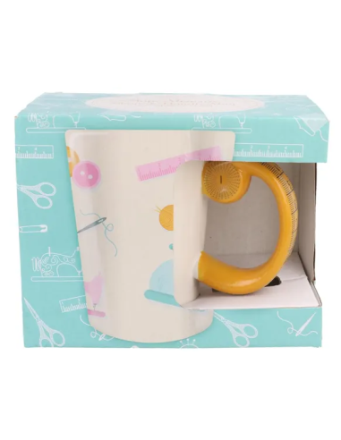 Taza cerámica cinta métrica Sew Tasty N4371.2, und.