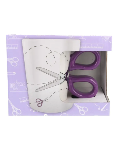 Taza cerámica tijera Sew Tasty N4371.3, und.