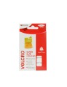 Velcro óvalos adhesivos PS30 35x12 mm super slim blanco, blister de 18 juegos